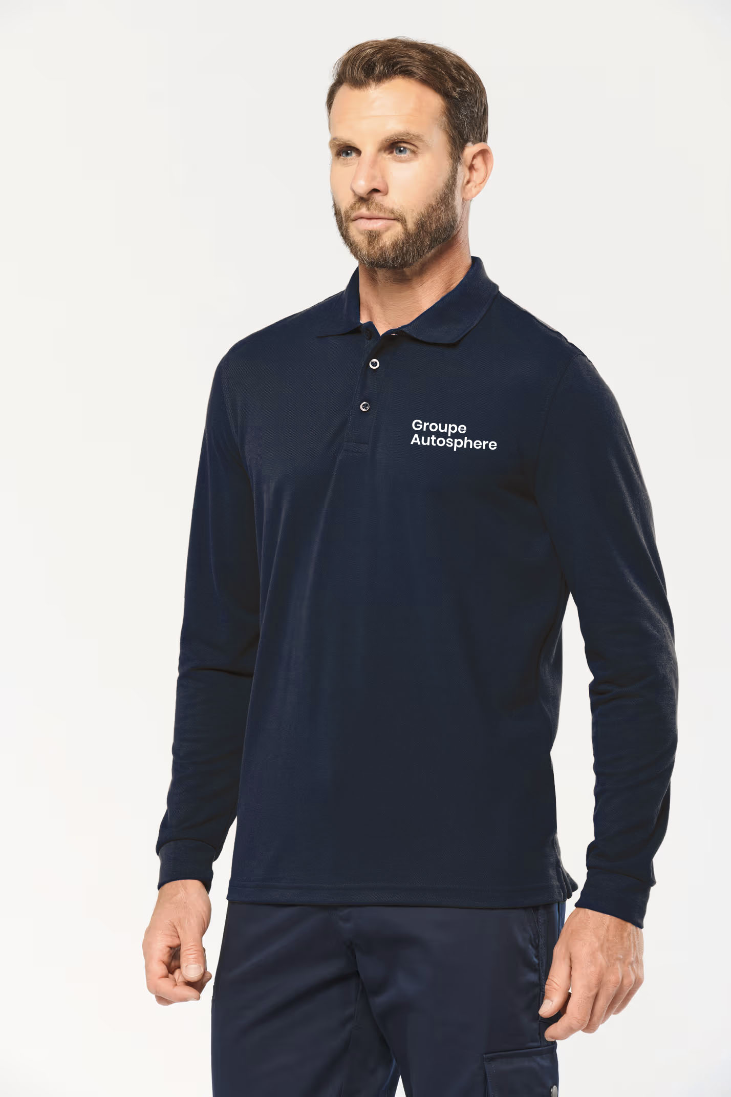Polo manches longues - “Groupe Autosphere” – Image 4