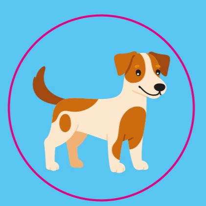 Planche 54 stickers Chien